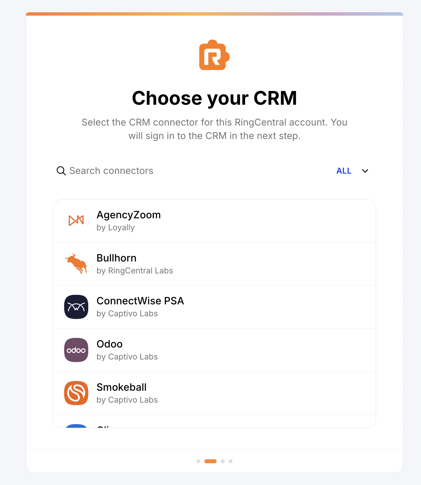 Connecting to your CRM in the admin console