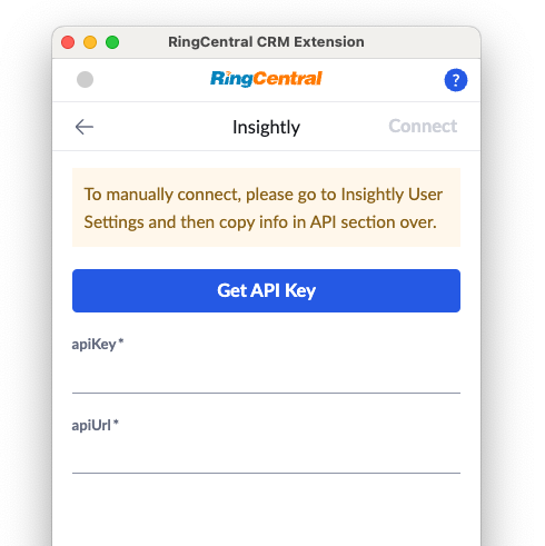 Connect to Insightly