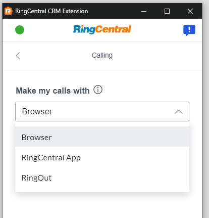 Setting your preferred phone device