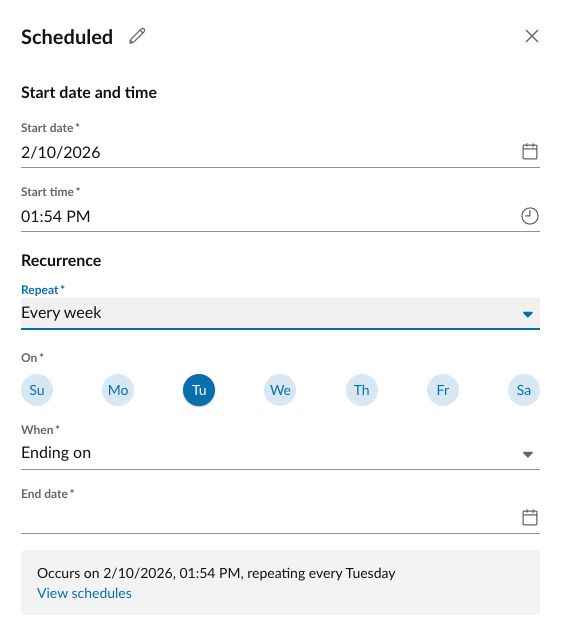 On demand workflow execution