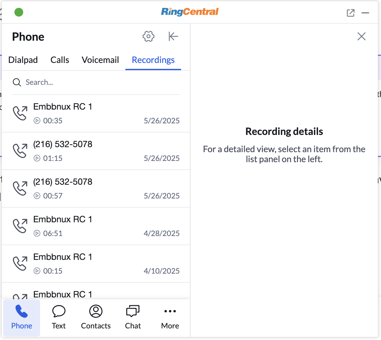 New RingCentral Embeddable 3.x UI