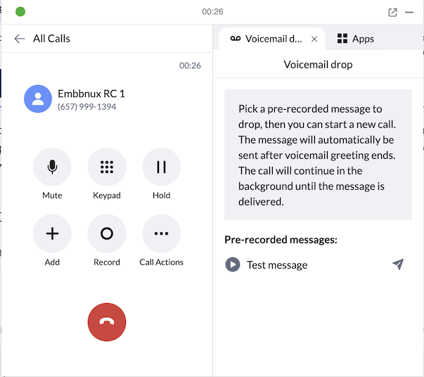 voicemail drop