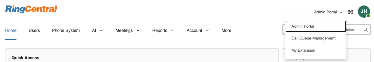 Admin Portal