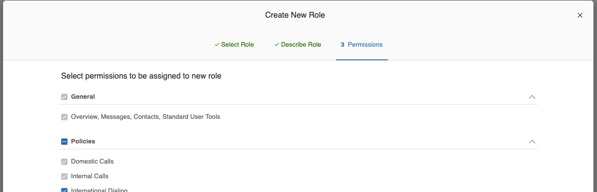 Permissions
