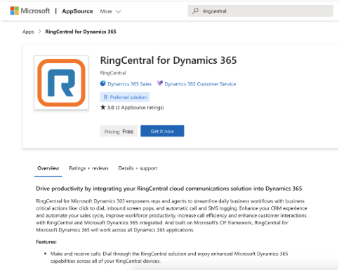 RingCentral AppSource