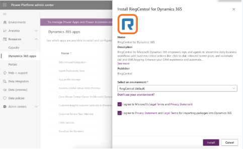 RingCentral Installation