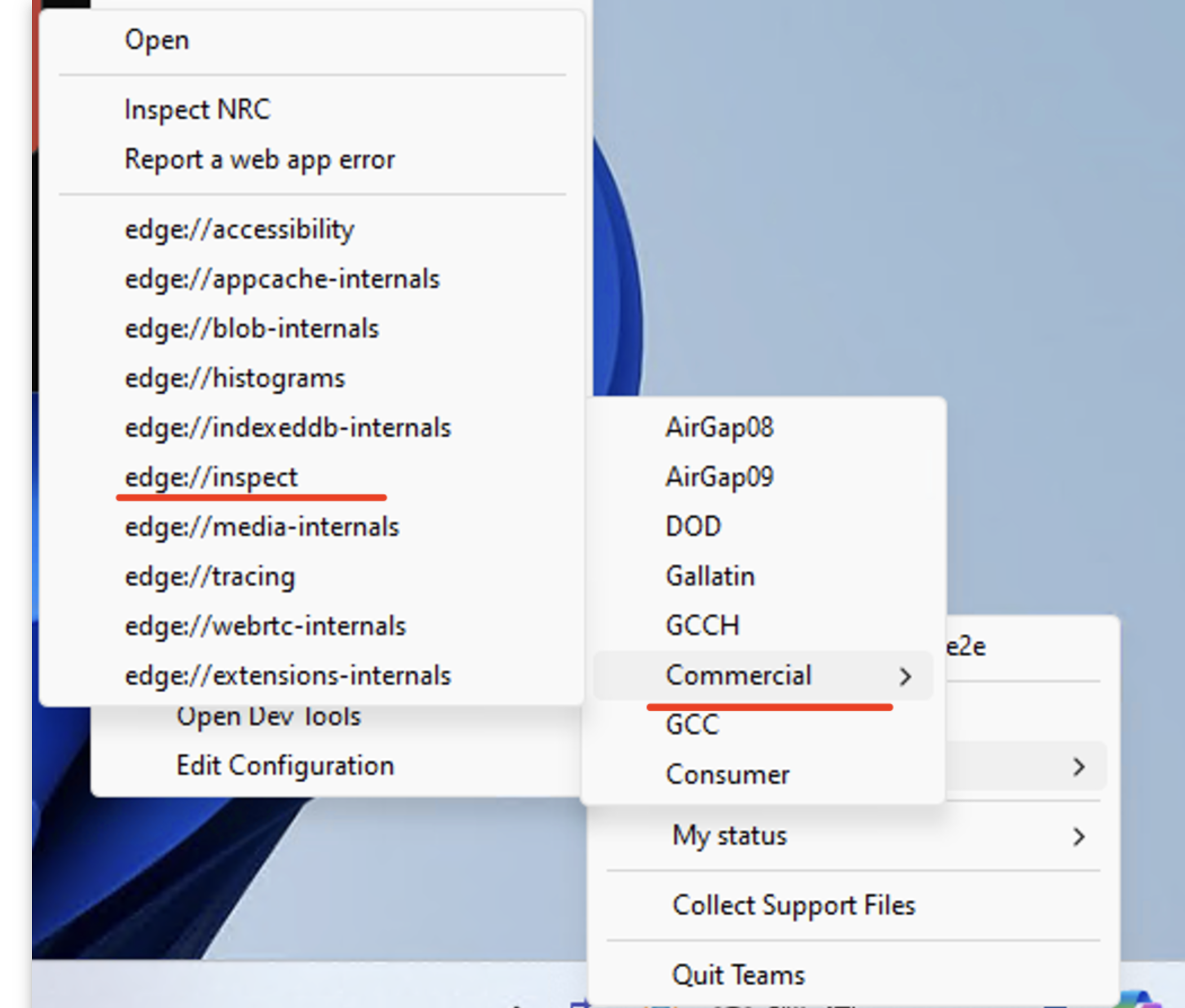Open Dev Tools Teams