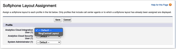 Assign Layout to Profiles