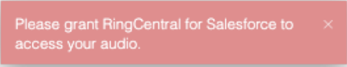 Audio Permissions