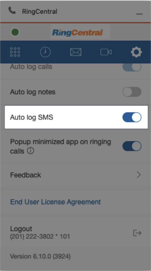 Auto Log SMS