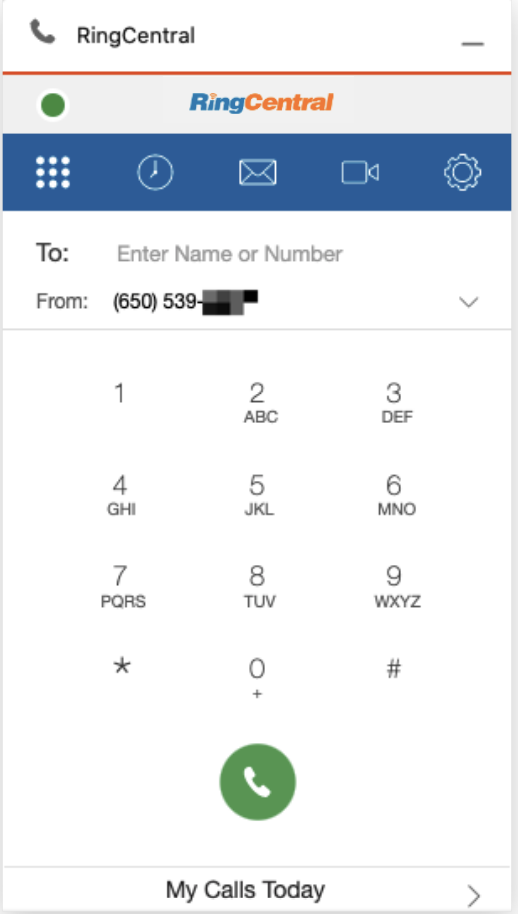 Dialer Page