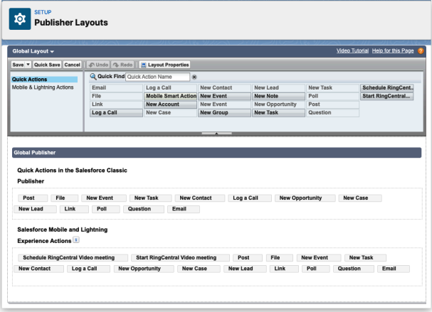 Drag RingCentral Actions