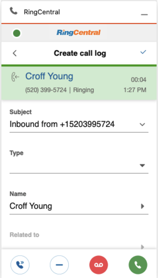 Inbound Call
