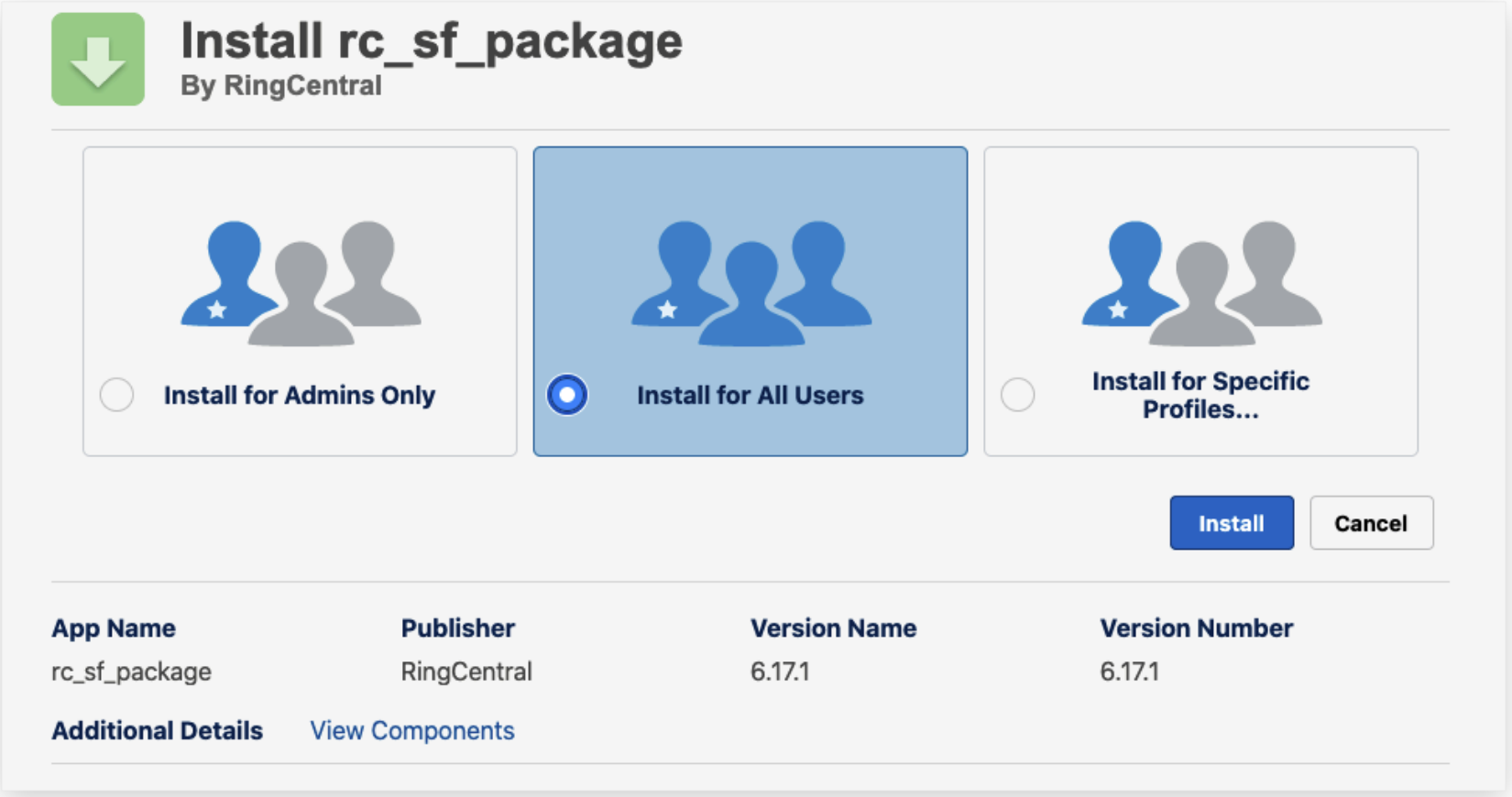 Install Package