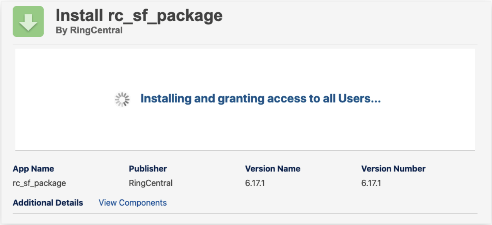 Installing Package