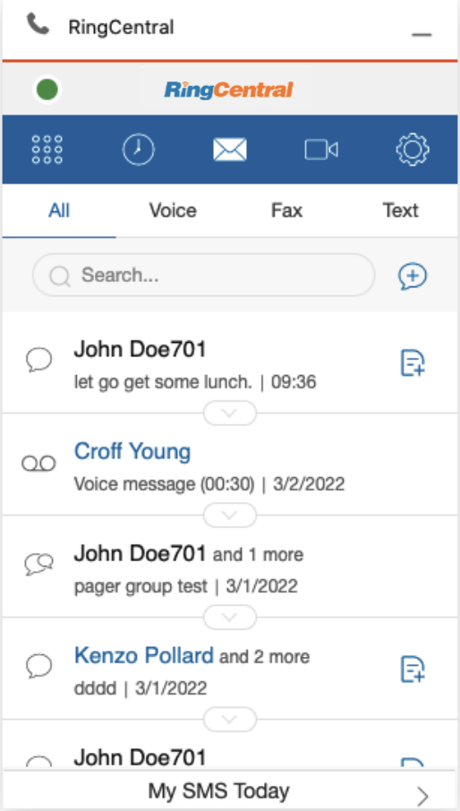 Message List
