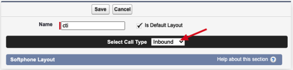 Select Call Type