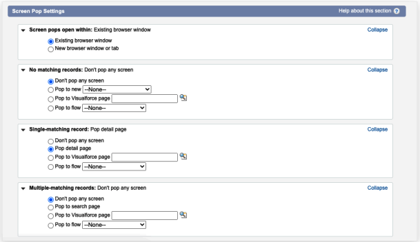 Softphone Layout Settings
