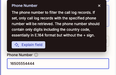 Phone Number Filter