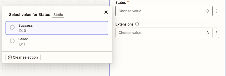 SMS/MMS Sent Status Selection